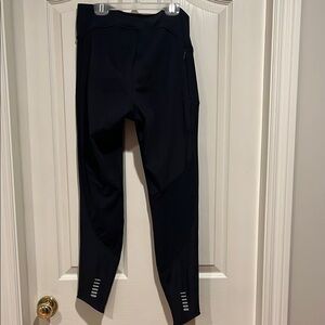 Under Armour Black Running Leggings, reflective